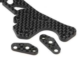 HPI 73090 REAR SHOCK TOWER A - WOVEN GRAPHITE