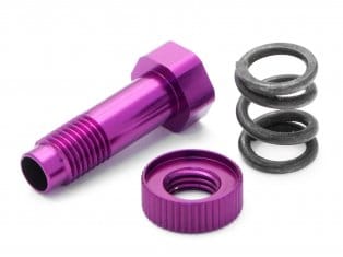 HPI 75047 R40 SERVO SAVER PIPE AND NUT SET