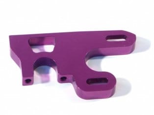 HPI 75107 Aluminum Motor Mount Purple