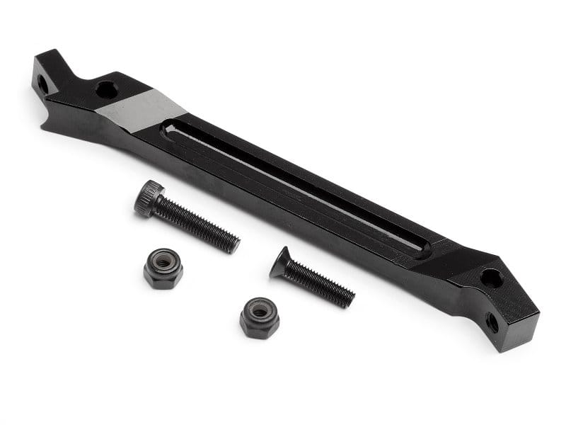 HPI Alum. Front Chassis Anti Bending Rod Trophy Series (Black) [101770]