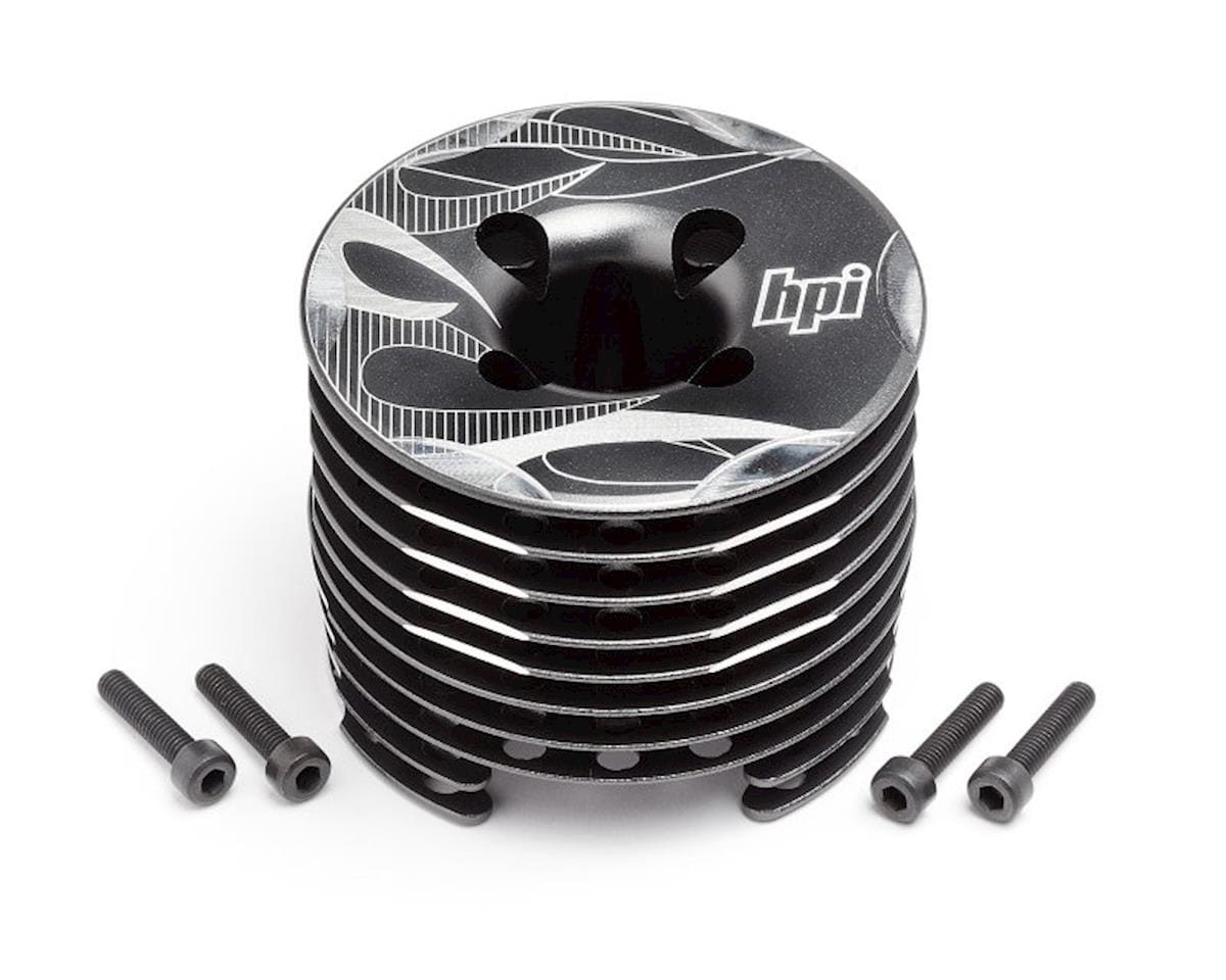 HPI Aluminium Heatsink Head Gunmetal F3.5 Pro