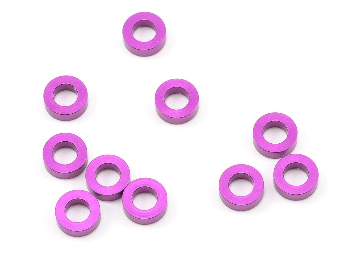HPI Z817 Aluminium Washer 3x6x2.0mm Purple 10pcs