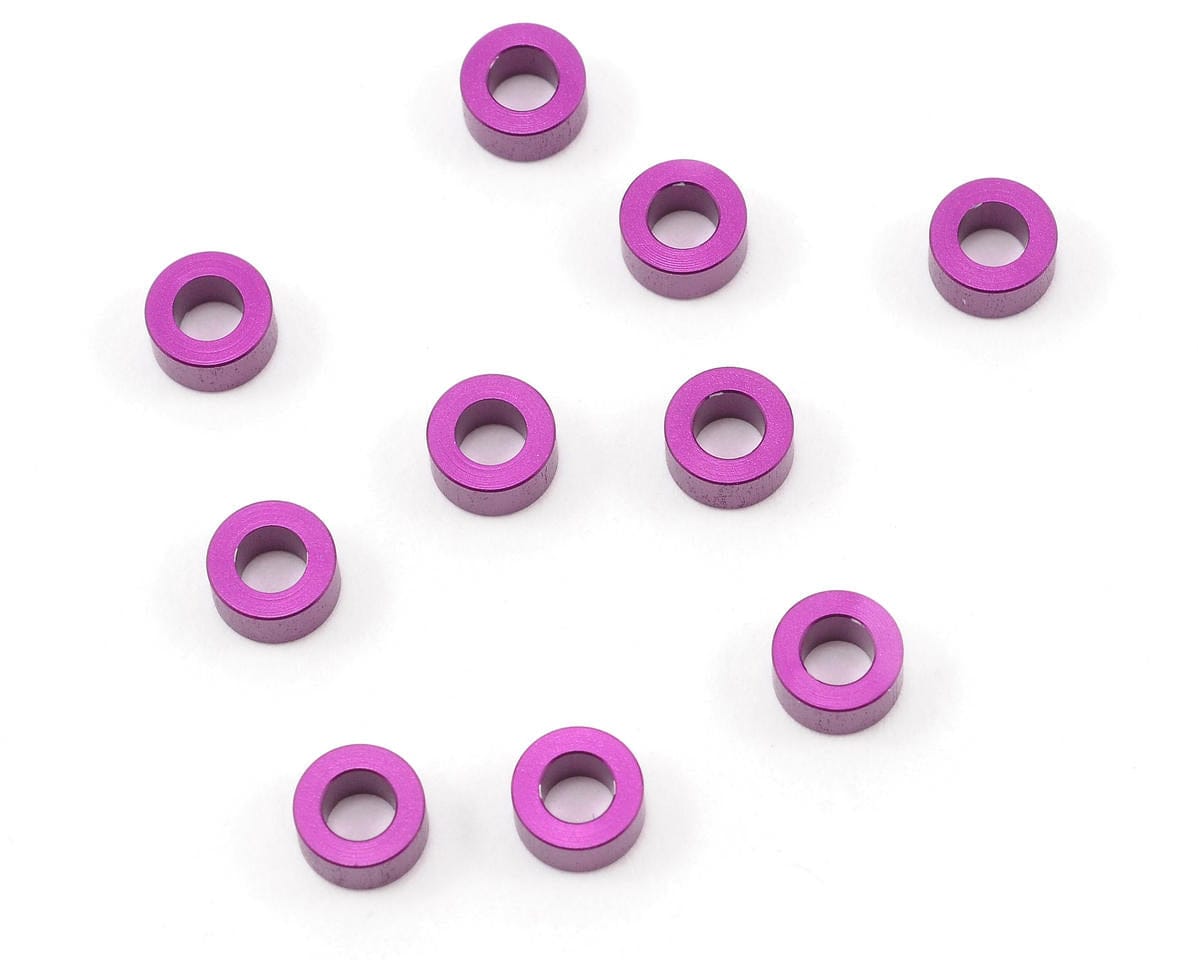 HPI Z819 Aluminium Washer 3x6x3.0mm Purple 10pcs