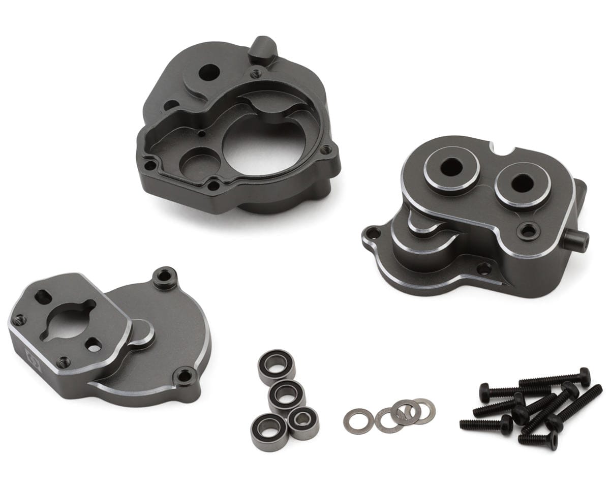 HPI Aluminum Center Gear Box Set Gunmetal