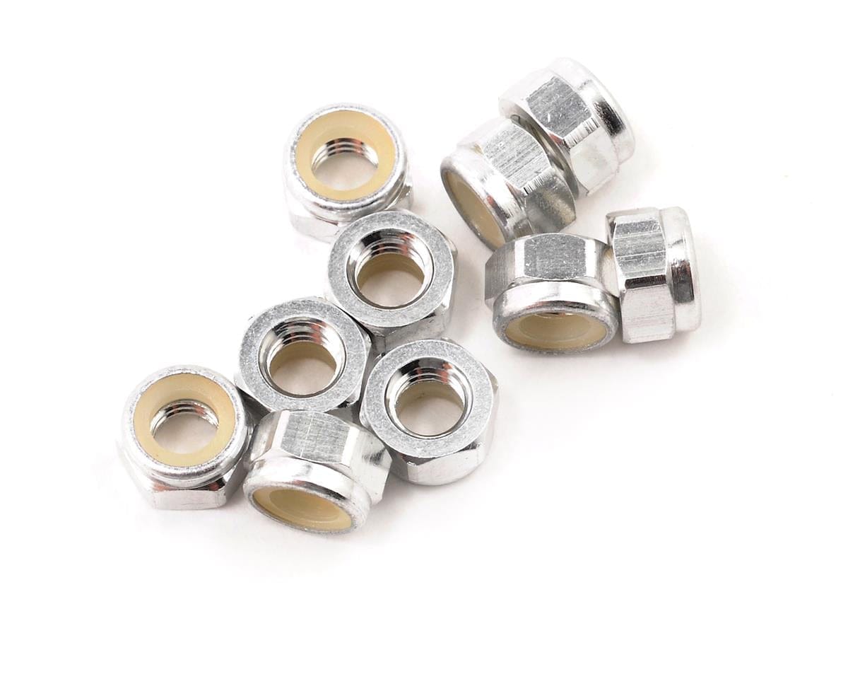 HPI Aluminum Lock Nut M5 Silver 10pcs