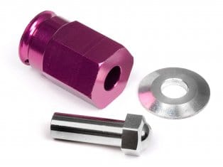 HPI Aluminum Wide Hex Hub 12mm (24mm Wide/Purple) [88055]