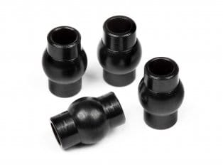 HPI Ball 3X5.8X9mm (Black/4Pcs) [86214]