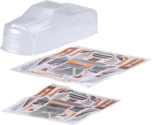 HPI Bullet MT Clear Body W/ Nitro/Flux Decals [115515]