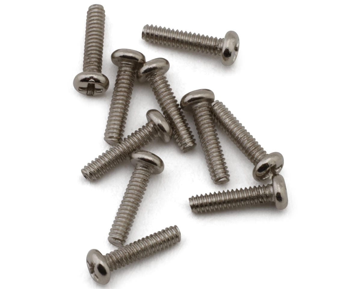 HPI 161174 Button Head Screw M1.4x6mm Silver 10pcs