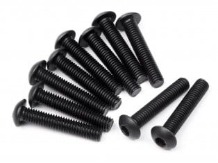 HPI Button Head Screw M3X16mm (Hex Socket/10Pcs) [100560]