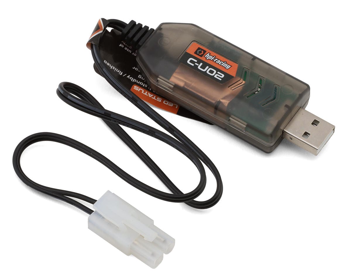 HPI 160775 C-U02 USB 500mA 2-8 Cell NiMH Charger