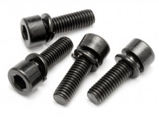 HPI Cap Head Screw M5X16mm With Spring Washer (4Pcs) [15447]