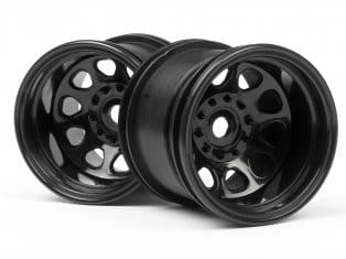 HPI Classic King Wheel Black (2.2In/2Pcs) [3061]