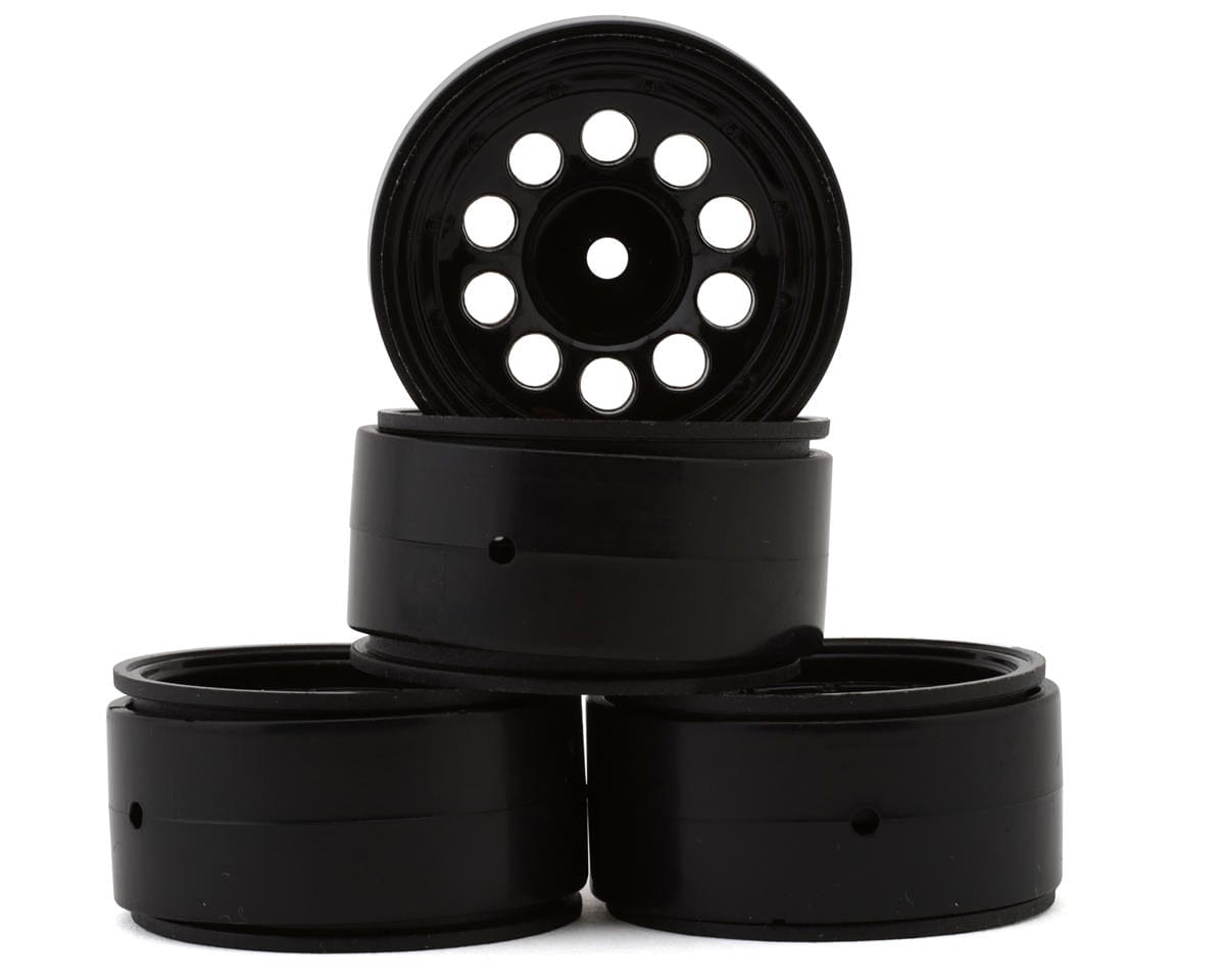 HPI 160841 CS-10 Beadlock Wheel 1.2in Black 4pcs