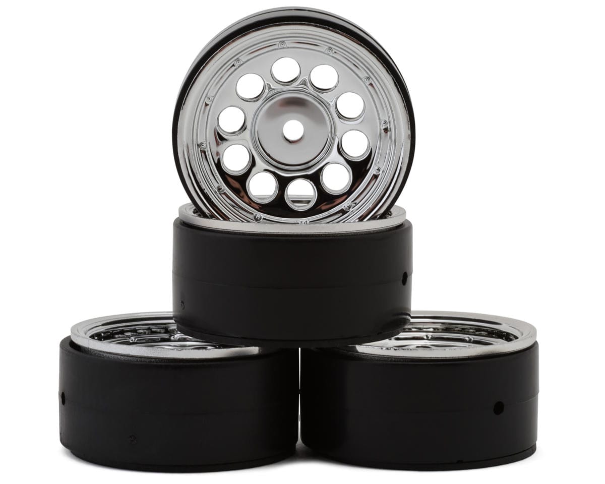 HPI 160842 CS-10 Beadlock Wheel 1.2in Chrome 4pcs