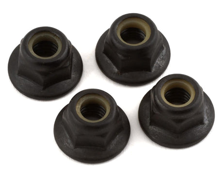 HPI Z682 Flanged Lock Nut M5 Black 4pcs
