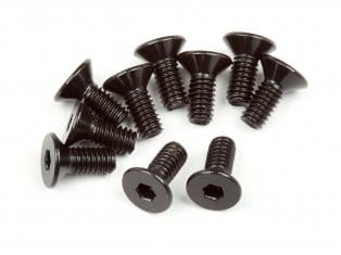 HPI Flat Head Screw M2.5X6mm (Hex Socket/10Pcs) [107374]