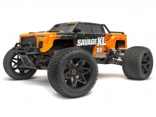 HPI GTXL-6 Kingcab Painted Truck Body Orange Black 160107