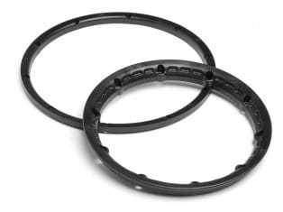 HPI Heavy Duty Wheel Bead Lock Rings (Black/For 2 Wheels) [3271]