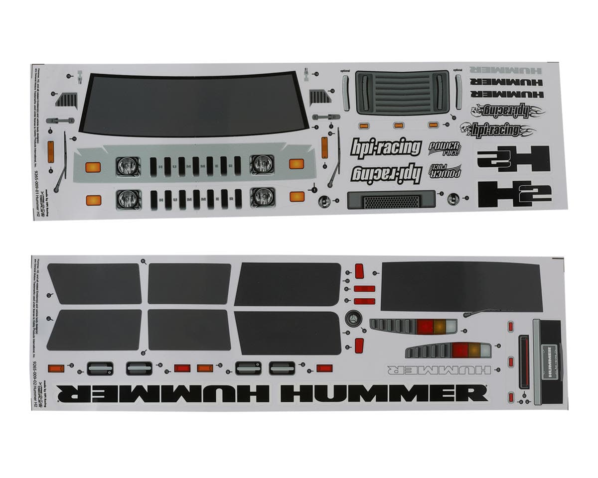 HPI Hummer H2 Clear Body [7165]