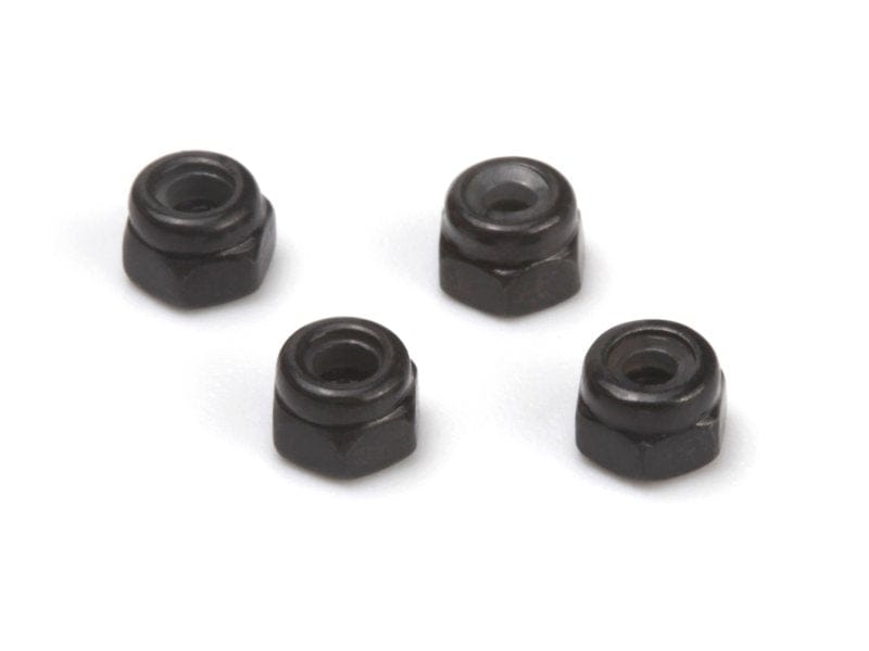 HPI 161187 Lock Nut M2 Black 4pcs