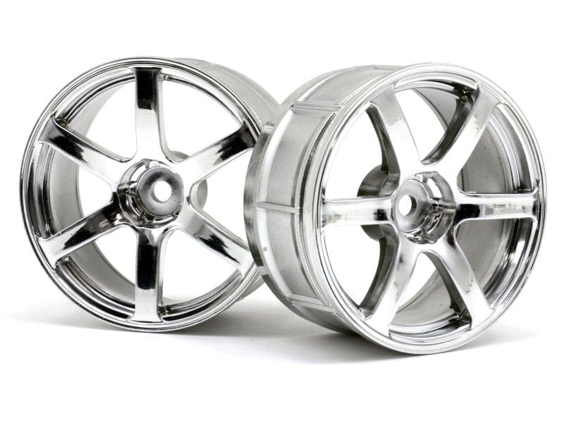 HPI 33465 LP29 Wheel Yokohama AVS Model T6 Chrome 2pcs