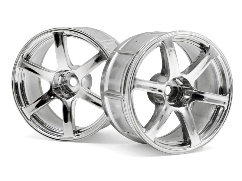 HPI LP32 Wheel Yokohama AVS Model T6 Chrome (2Pcs) [33466]
