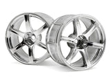 HPI LP32 Wheel Yokohama AVS Model T6 Chrome (2Pcs) [33466]