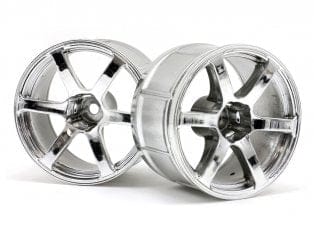 HPI LP35 Yokohama AVS Model T6 Chrome Wheels 33467