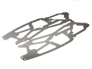 HPI Main Chassis 2.5mm (Silver/2Pcs) [73917]