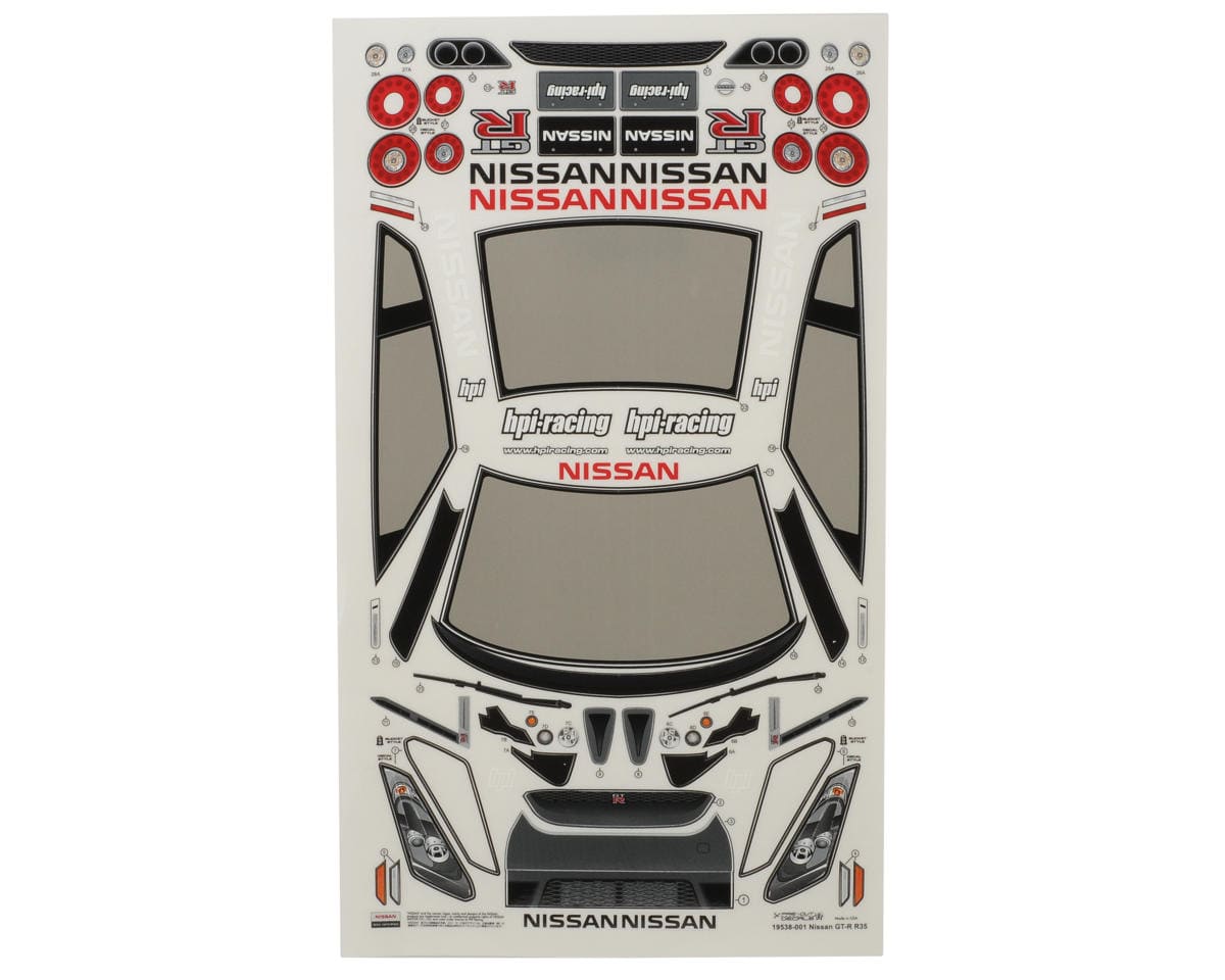 HPI Nissan GT-R (R35) Body (200mm) [17538]