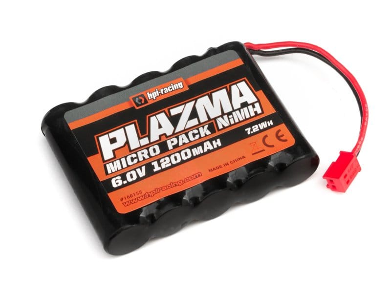 HPI 160155 Plazma 6.0V 1200mAh NiMH Micro RS4 Battery Pack