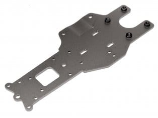 HPI Rear Chassis Plate (Gunmetal) [102169]