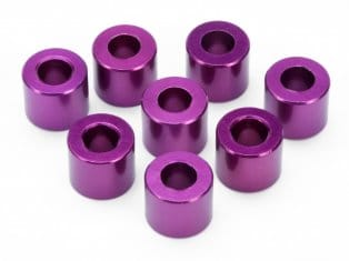 HPI Spacer 4X8X6.5mm(Purple/8Pcs) [86378]