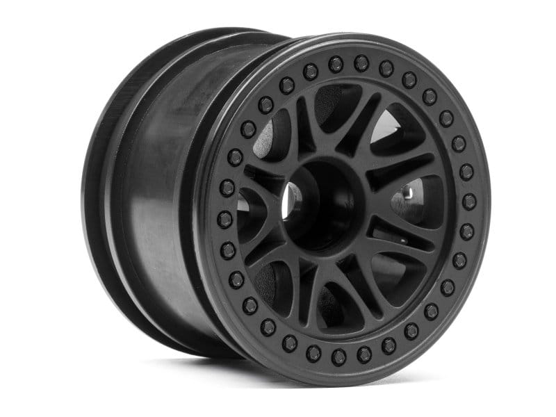 HPI Split 8 Truck Wheel (Black/2Pcs) [113337]