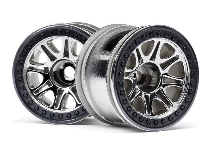 HPI Split 8 Truck Wheel Chrome 2pcs 113336