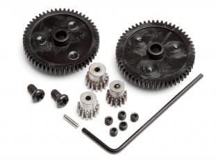 HPI Spur Gear Set (2Pcs)/Pinion Gear Set (3Pcs) [105521]