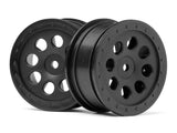 HPI ST-8 Wheel Black (0mm Offset/2Pcs) [103039]