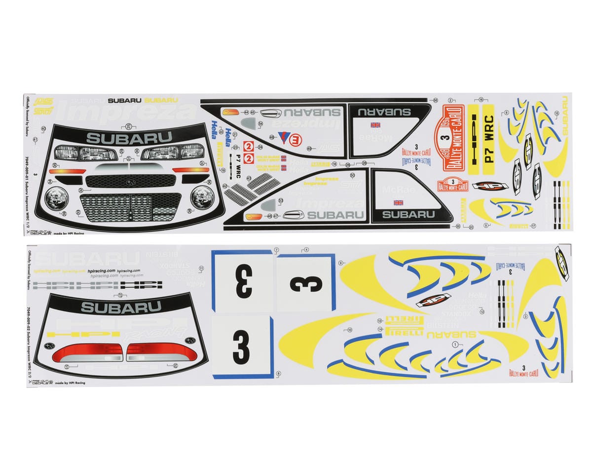 HPI Subaru Impreza WRC \'98 Body (190mm) [7312]