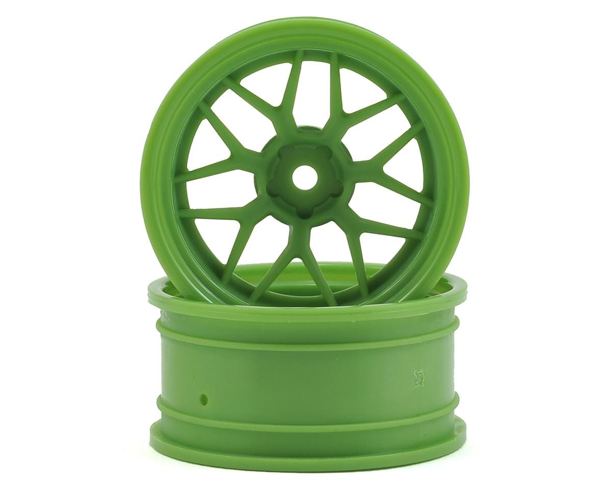 HPI Tech 7 Wheel Green 52x26 +9mm Offset 2pcs 116532