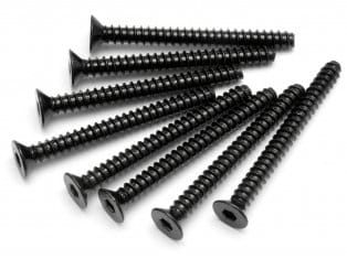 HPI TP. Flat Head Screw M4X40mm (Hex Socket/8Pcs) [94641]