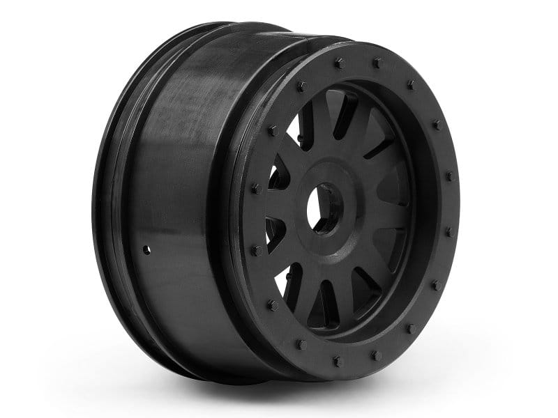 HPI TR-10 Glue-Lock Wheel Black (120X60mm/2Pcs) [106896]