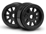 HPI TR-10 Glue-Lock Wheel Black (120X60mm/2Pcs) [106896]