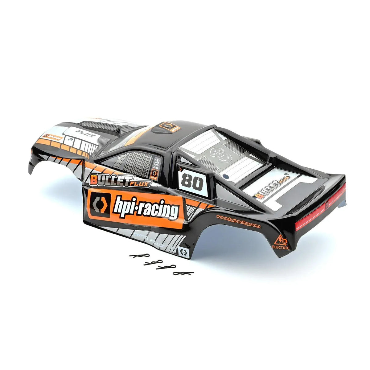 HPI Trimmed And Painted Bullet Flux ST Body (Black) [115509]