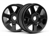 HPI V7 Wheel Black (42X83mm/2Pcs) [103677]