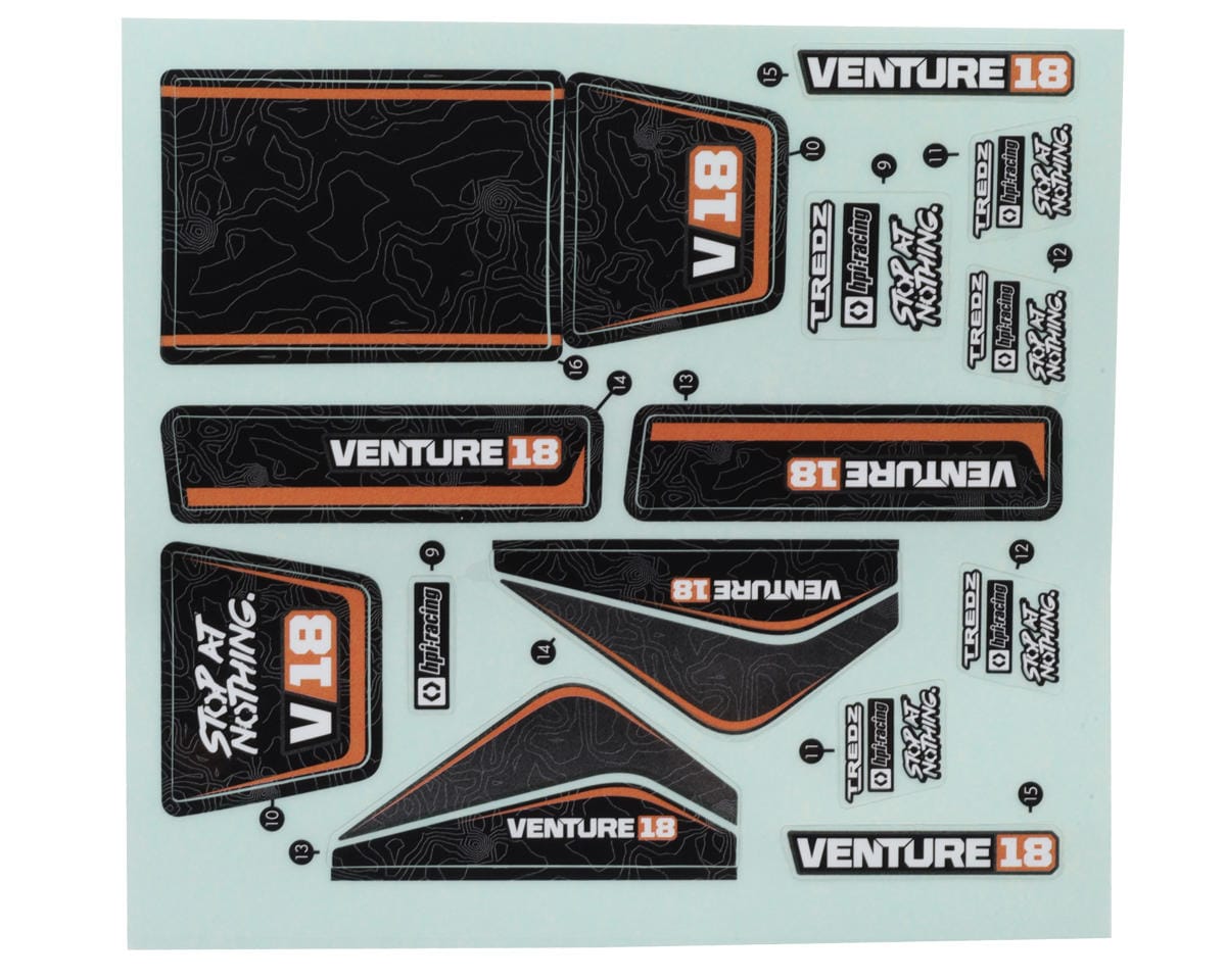HPI Venture18 CC Ridgeline Painted Body - Gunmetal
