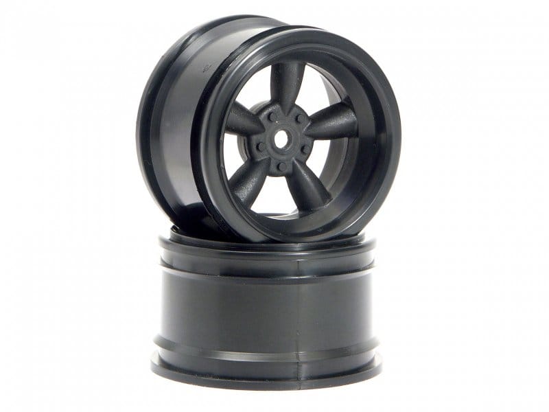 HPI 3821 Vintage 5 Spoke Wheel 31mm Wide Black 6mm Offset