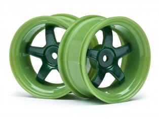 HPI 111091 Work Meister S1 Wheel Green 26mm 6mm Offset 2pcs