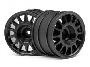 HPI WR8 Rally Off-Road Wheel Black (48X33mm/2Pcs) [107970]