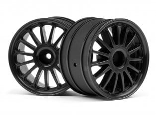 HPI WR8 Tarmac Wheel Black (2.2"/57X35mm/2Pcs) [107972]